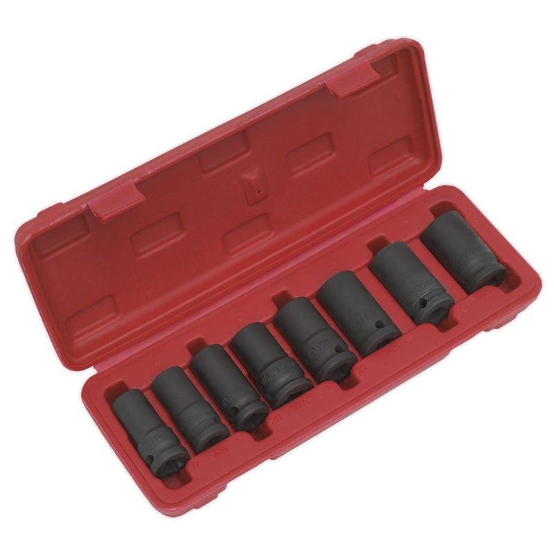 Sealey Locking Wheel Nut Removal Set 8pc 1/2"Sq Drive
