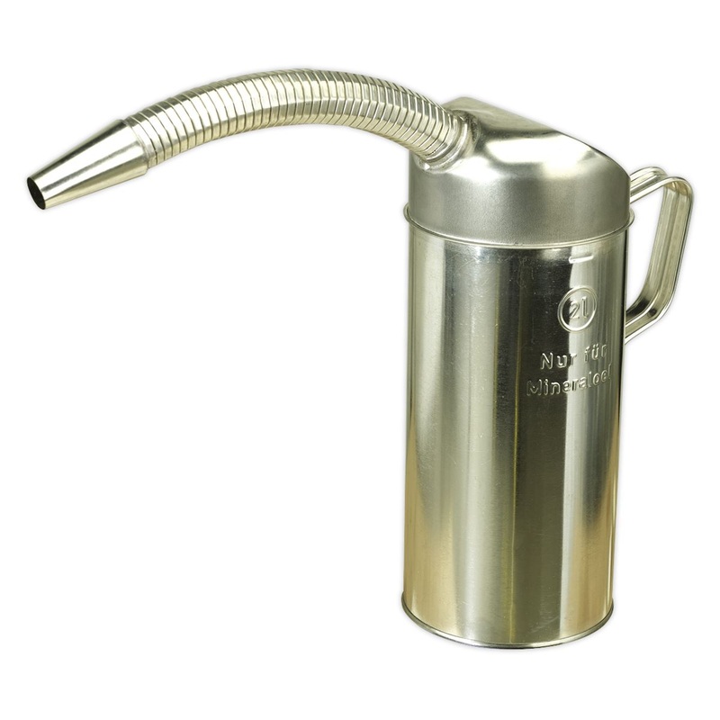 Sealey Measuring Jug Metal with Flexible Spout 2L