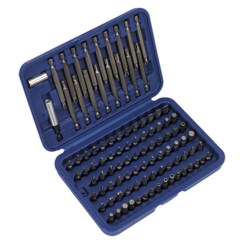 Sealey Premier Power Tool/Security Bit Set 99pc Long & Short