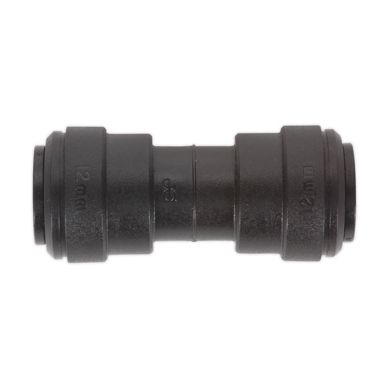 Sealey Straight Coupling 12mm Pack of 5 (John Guest Speedfit)