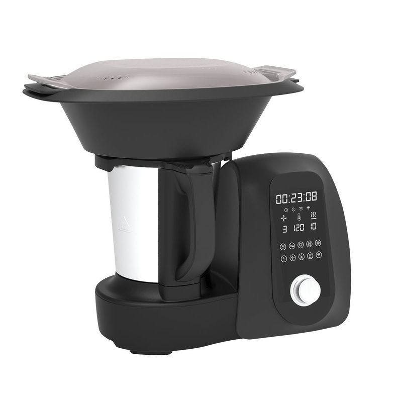Baridi All-in-One Thermo-Cooker, 18 Preset Functions, App Guided Recipes, Black