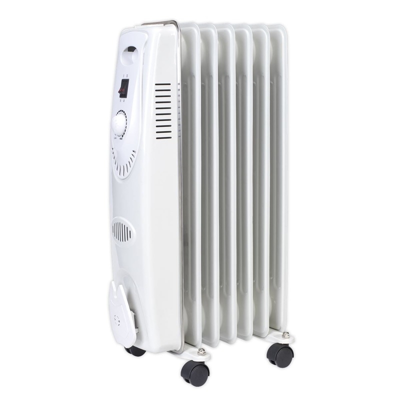 Sealey Oil Filled Radiator 1500W/230V 7-Element