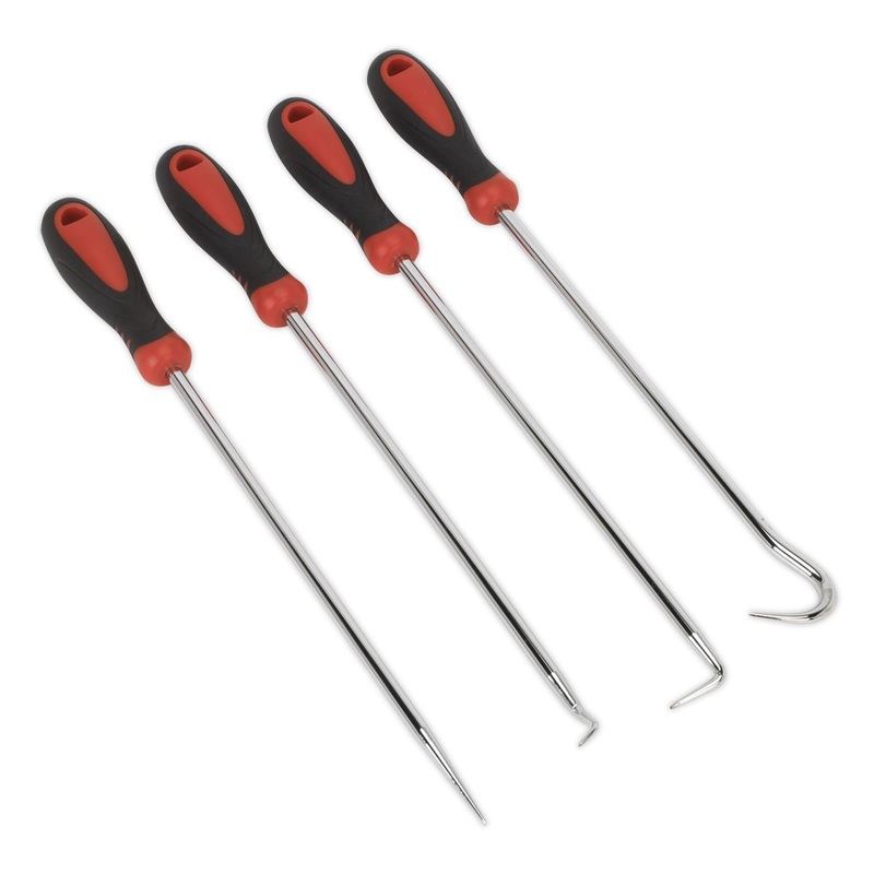 Sealey Pick & Hook Set 4pc Extra-Long