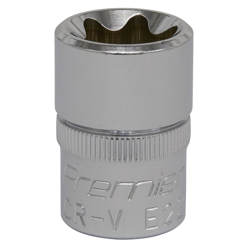 Sealey Premier TRX-Star* Socket E22 1/2"Sq Drive