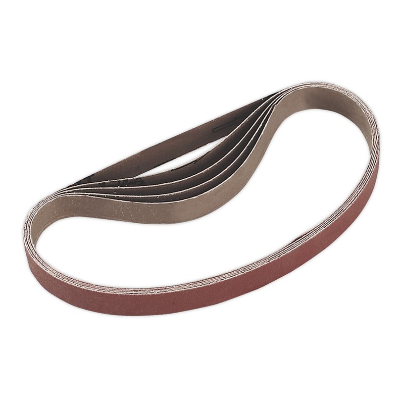 Sealey Sanding Belt 20 x 520mm 100Grit Pack of 5