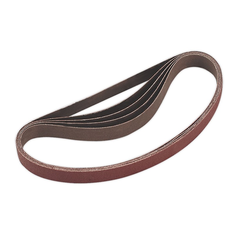 Sealey Sanding Belt 20 x 520mm 80Grit Pack of 5