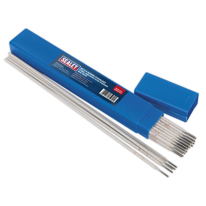 Sealey Welding Electrodes Stainless Steel 2.5 x 300mm 1kg Pack