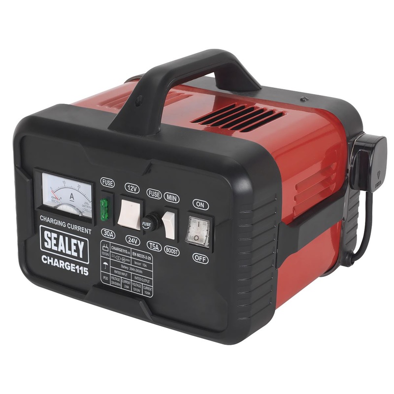 Sealey Battery Charger 19A 12V/24V 230V