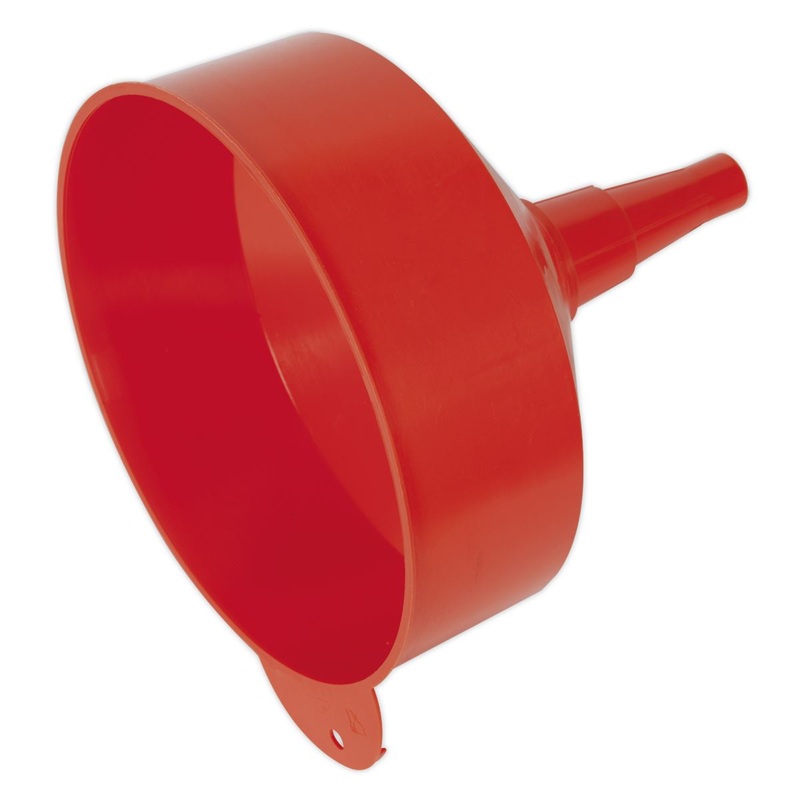 Sealey Funnel Large 250mm Fixed Spout with Filter