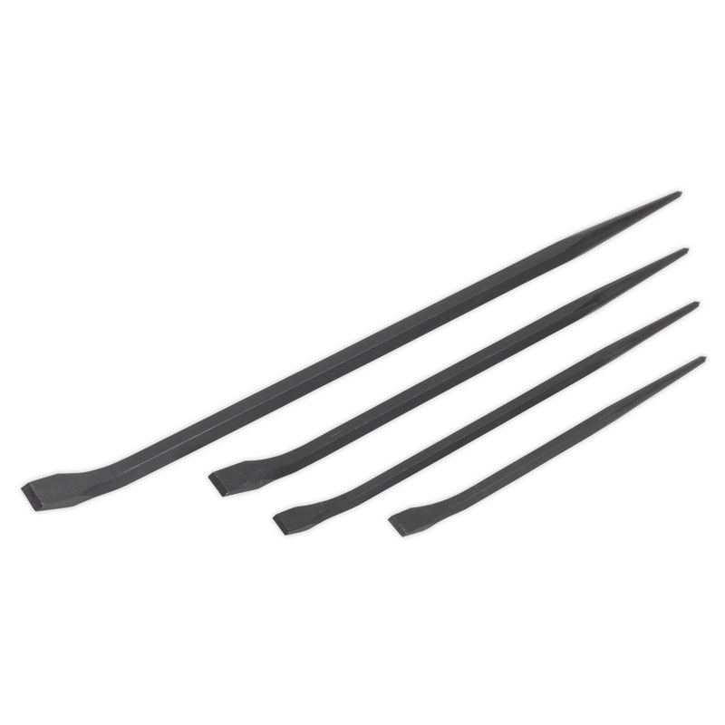Sealey Premier Pry Bar Set 4pc 300, 400, 450, 600mm