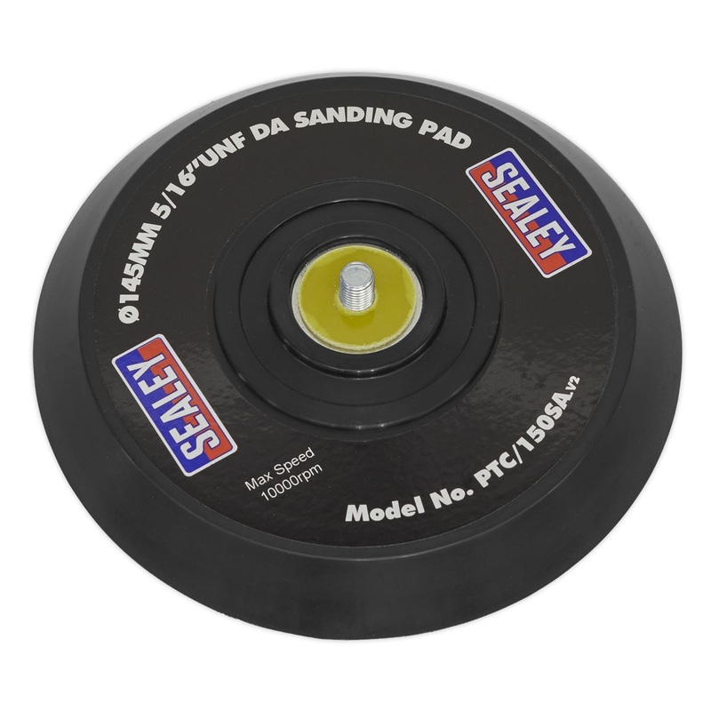 Sealey DA Backing Pad for Stick-On Discs 145mm5/16"UNF