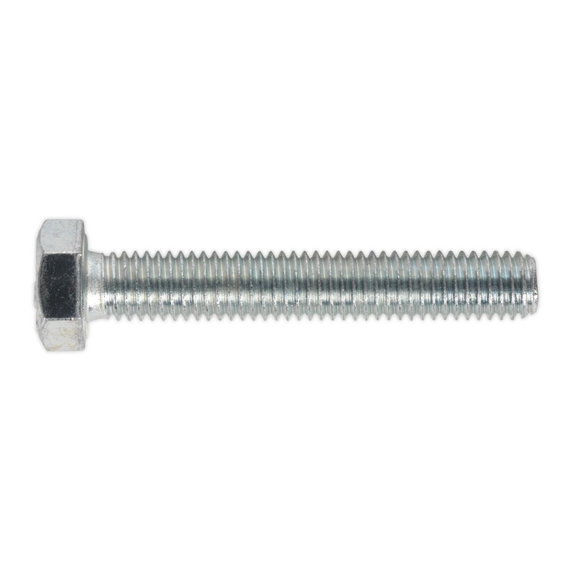 Sealey HT Setscrew M8 x 50mm 8.8 Zinc Pack of 50