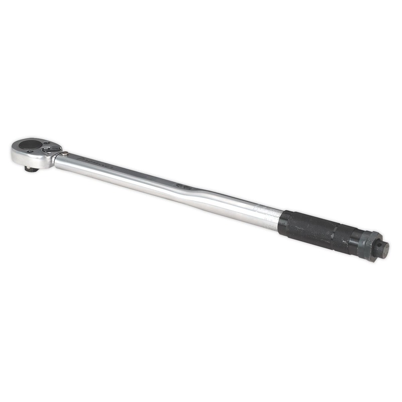 Sealey Premier Torque Wrench Micrometer Style 1/2"Sq Drive 40-210Nm(30-155lb.ft) - Calibrated