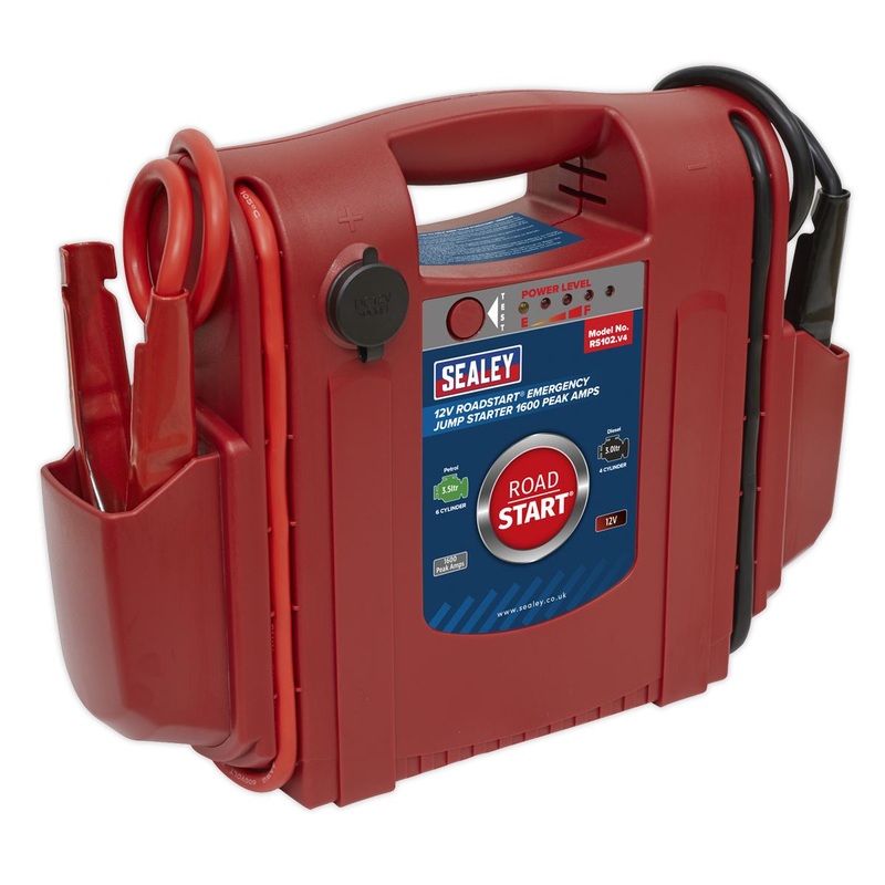 Sealey RoadStart Emergency Jump Starter 12V 1600 Peak Amps