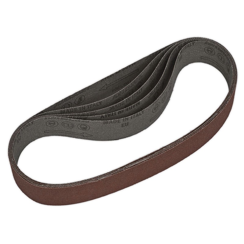 Sealey Sanding Belt 30 x 540mm 80Grit Pack of 5