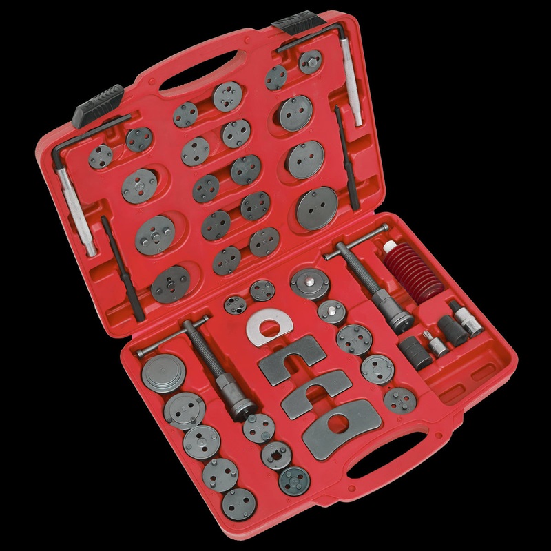 Sealey Brake Piston Wind-Back Tool Kit 50pc