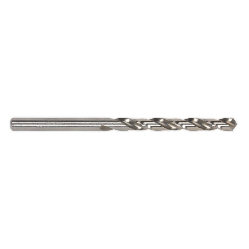 Sealey HSS Fully Ground Drill Bit 4mm Pack of 10