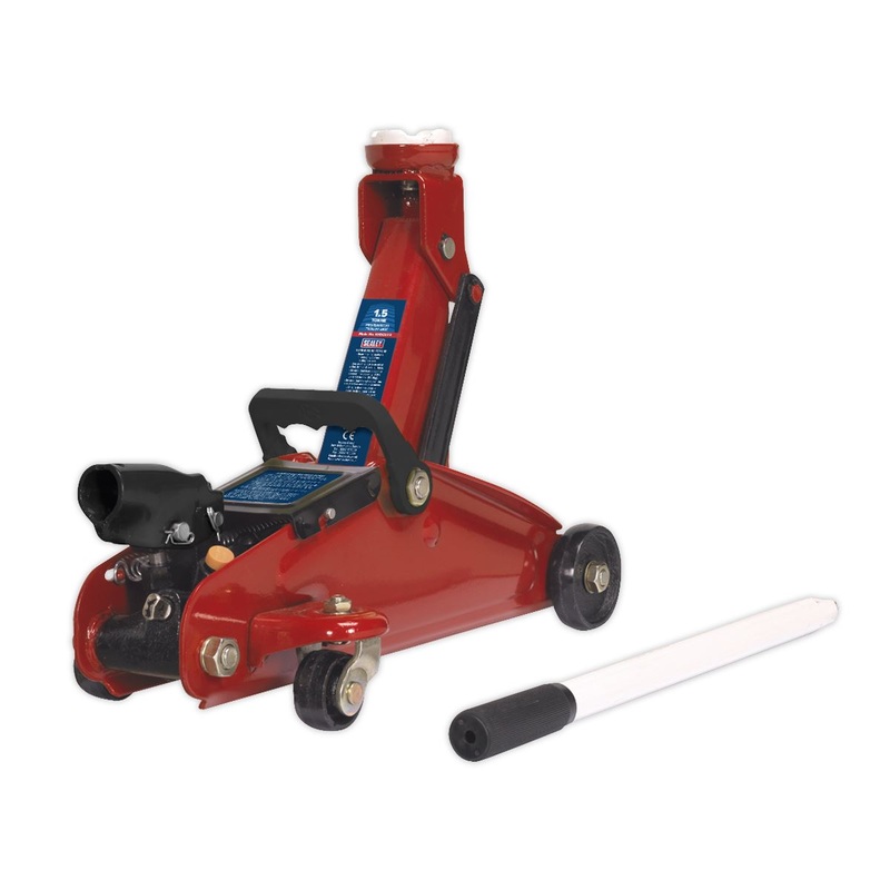 Sealey Short Chassis Trolley Jack 1.5 Tonne