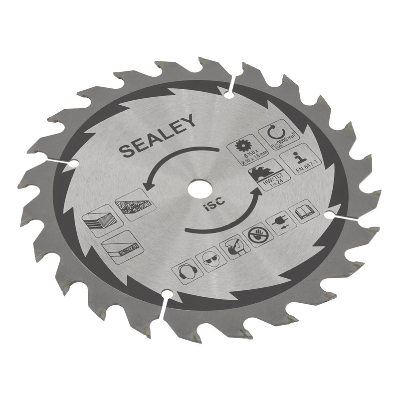 Sealey Cut-Off Saw Blade 150 x 1.6mm/10mm 24tpu