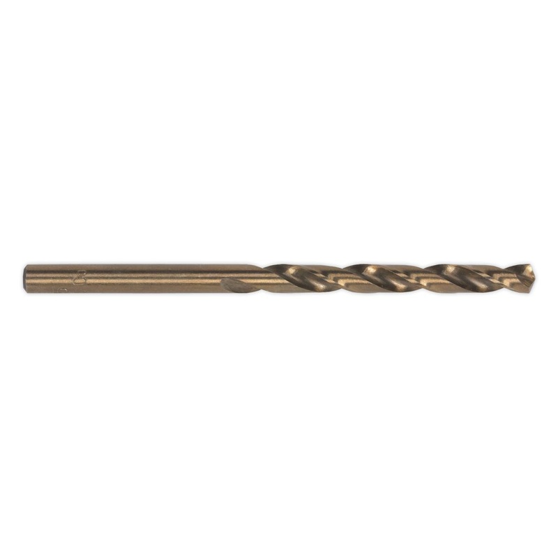 Sealey HSS Cobalt Fully Ground Drill Bit 12.5mm Pack of 5