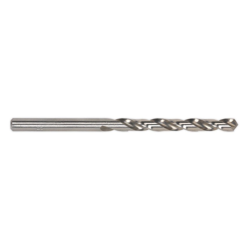 Sealey HSS Fully Ground Drill Bit 9mm Pack of 10