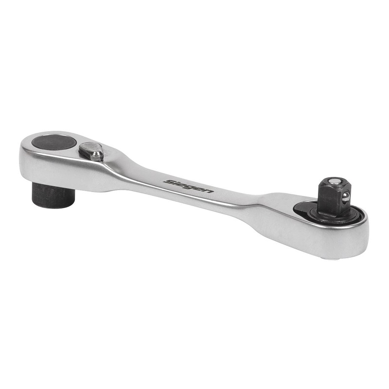 Siegen by Sealey Micro Ratchet Bit Driver/Wrench 1/4"Hex  x 1/4"Sq Drive