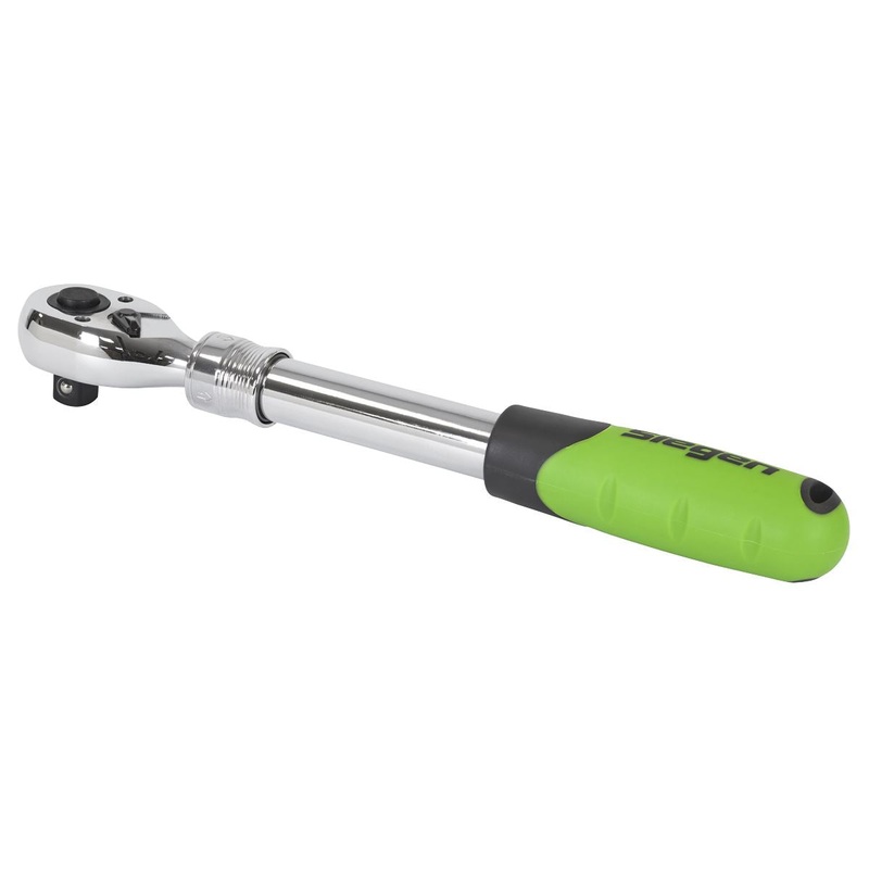 Siegen by Sealey Ratchet Wrench Extendable 1/2"Sq Drive
