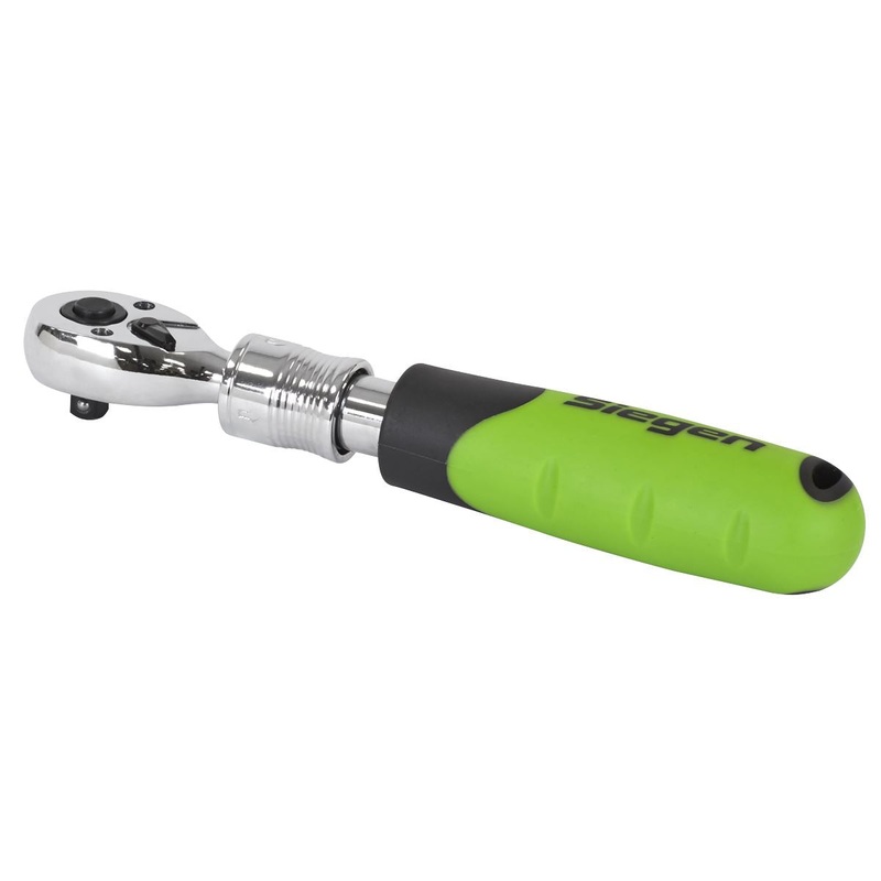Siegen by Sealey Ratchet Wrench Extendable 1/4"Sq Drive