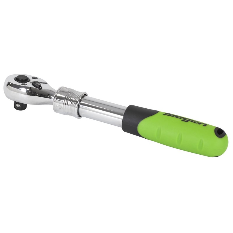 Siegen by Sealey Ratchet Wrench Extendable 3/8"Sq Drive