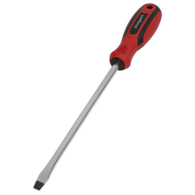 Siegen by Sealey Screwdriver Slotted 8 x 200mm