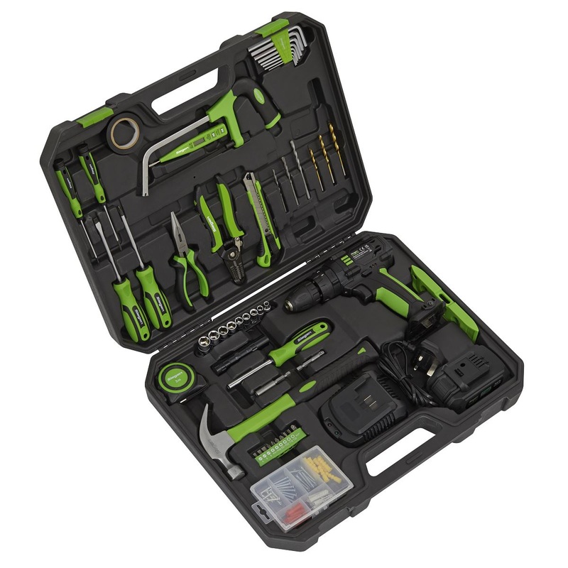 Siegen by Sealey Tool Kit with Cordless Drill 101pc