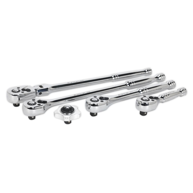 Sealey Premier Ratchet Wrench Master Set 5pc 3/8"Sq Drive