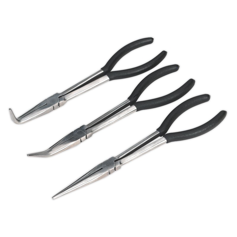 Siegen by Sealey Needle Nose Pliers Set 3pc 275mm