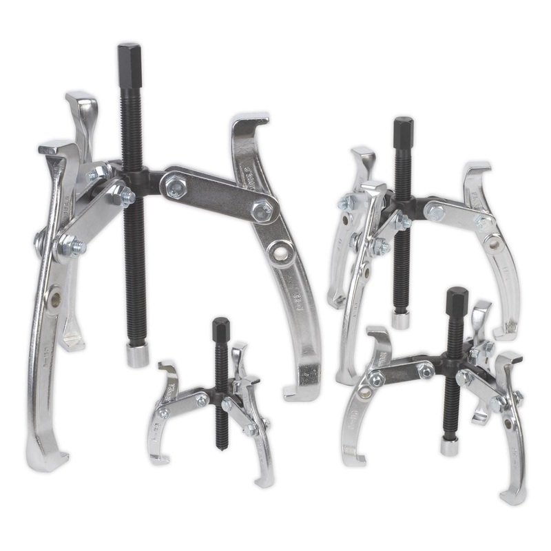 Sealey Gear Reversible Puller Set 4pc Triple Leg