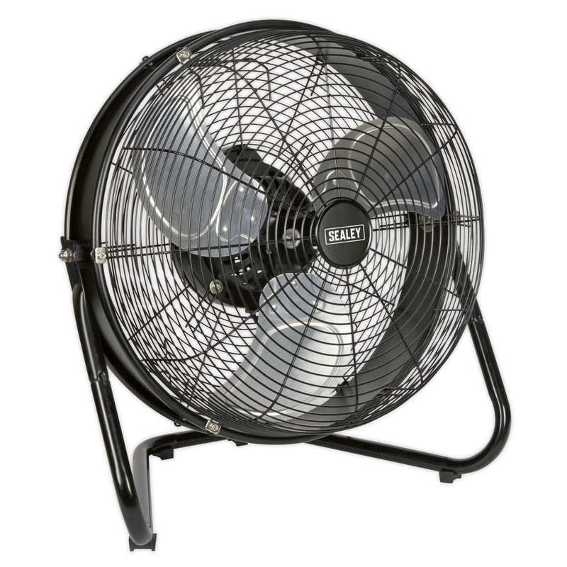 Sealey Industrial High Velocity Floor Fan with Internal Oscillation 18