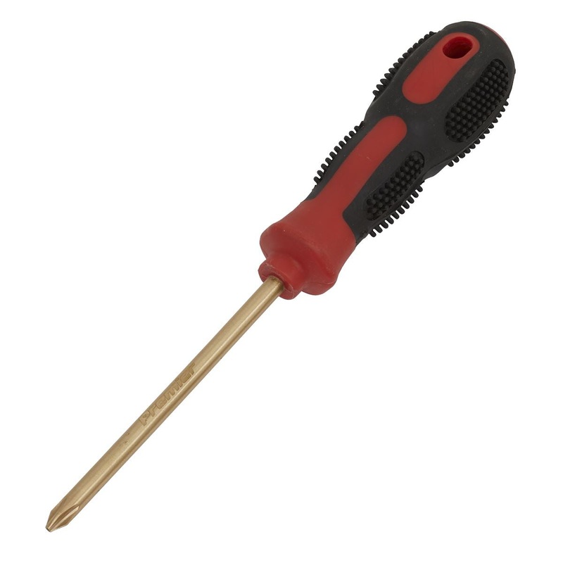 Sealey Premier Screwdriver Phillips #2 x 100mm - Non-Sparking