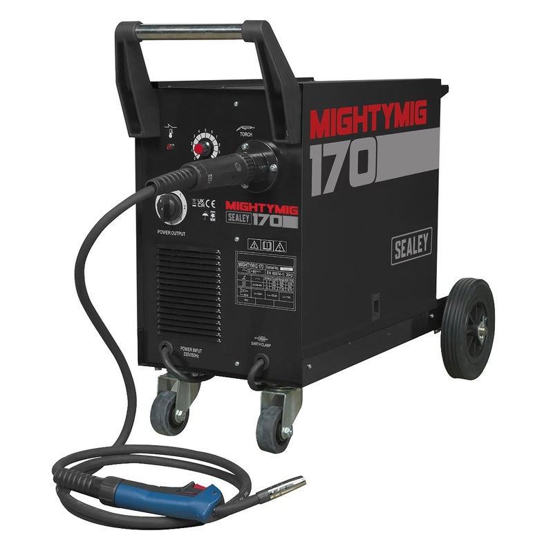 Sealey Professional Gas/Gasless MIG Welder 170A with Euro Torch