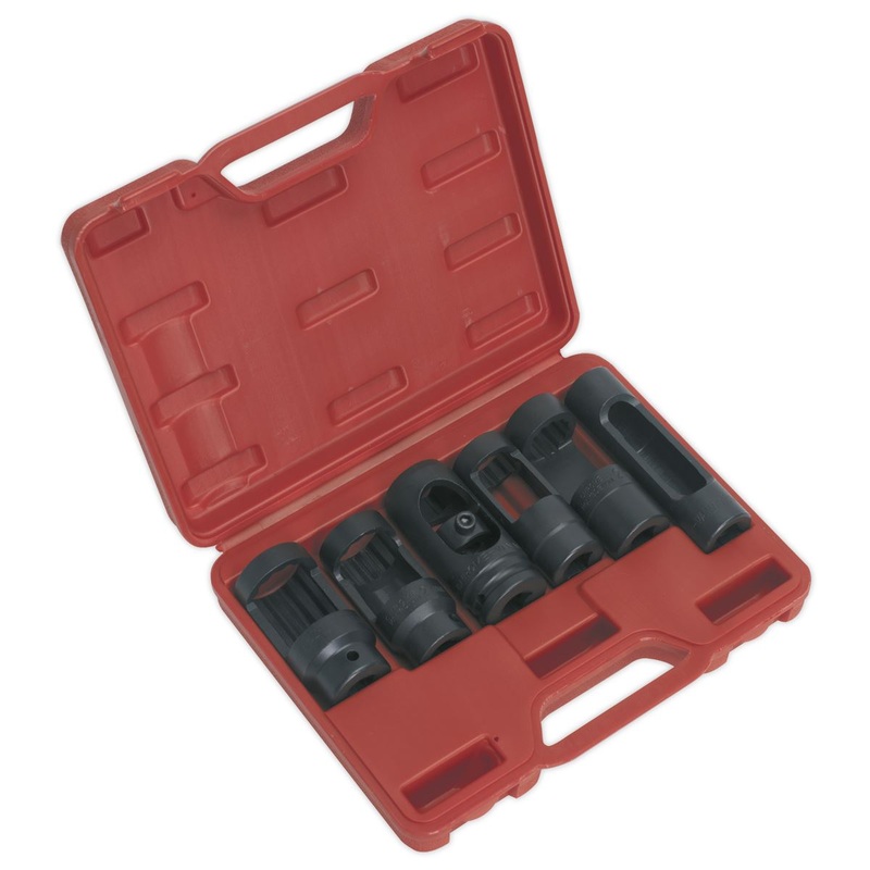 Sealey Diesel Injector Window Socket Set 6pc 1/2"Sq Drive