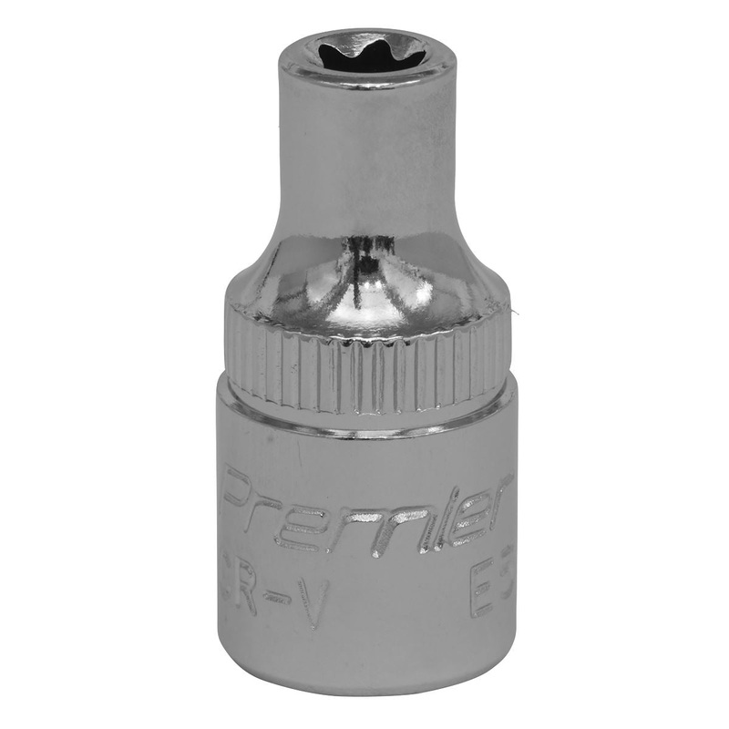 Sealey Premier TRX-Star* Socket E5 1/4"Sq Drive