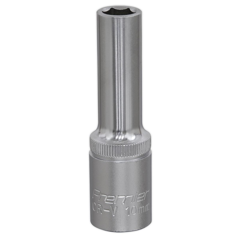Sealey Premier WallDrive Socket 10mm Deep 1/2"Sq Drive