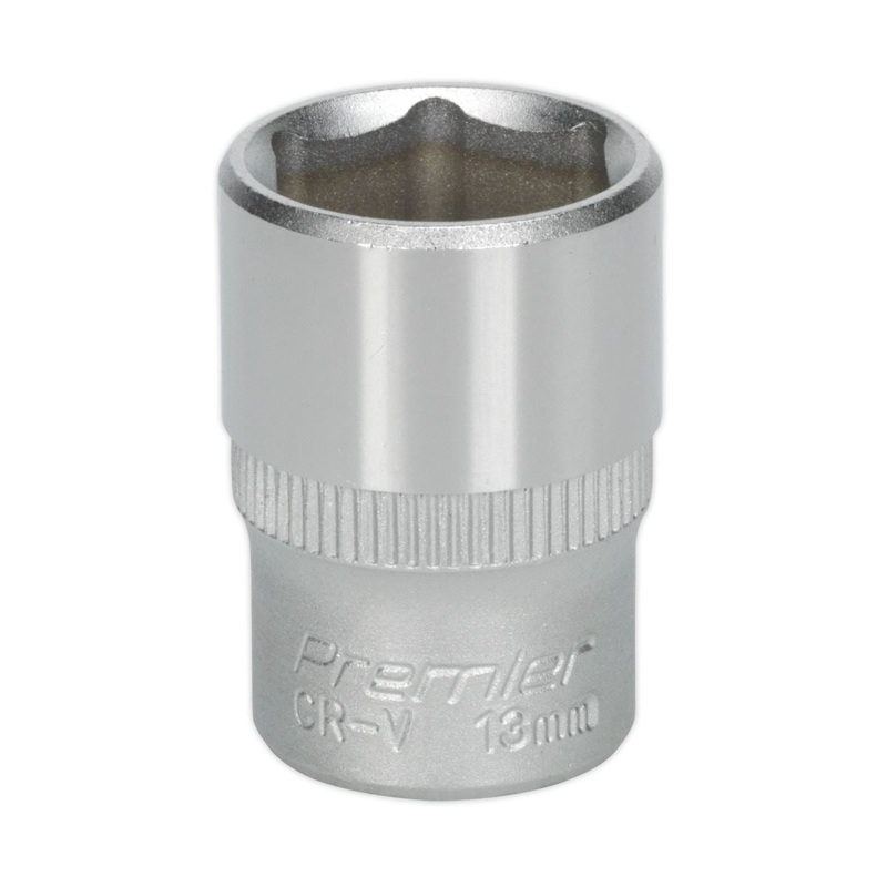 Sealey Premier WallDrive Socket 13mm 1/4"Sq Drive