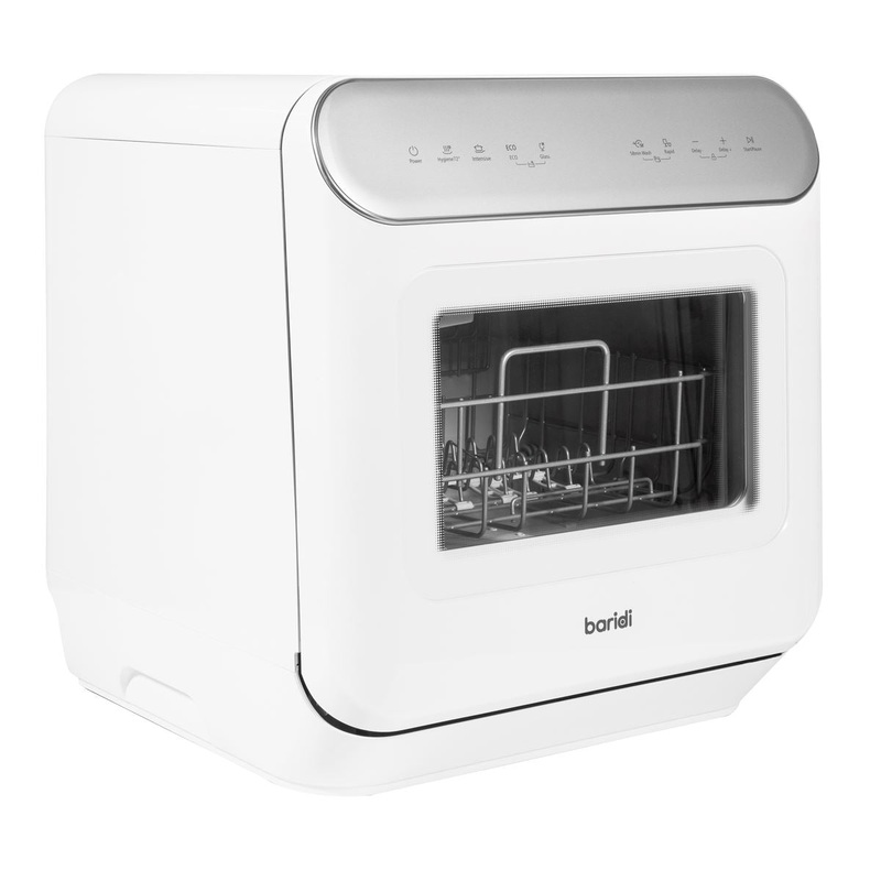 Dellonda 3 Place Settings Mini Portable Tabletop Dishwasher with 7 Wash Functions