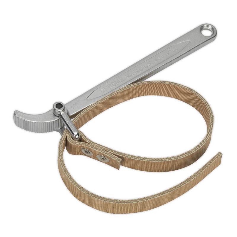 Sealey Oil Filter Strap Wrench 60-140mm Capacity