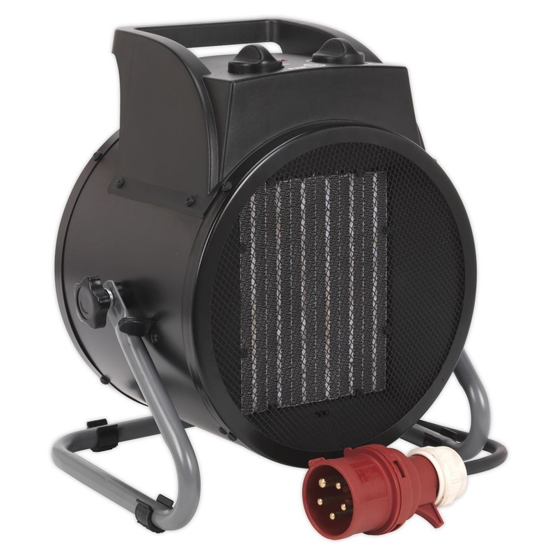 Sealey Industrial PTC Fan Heater 5000W 415V 3ph