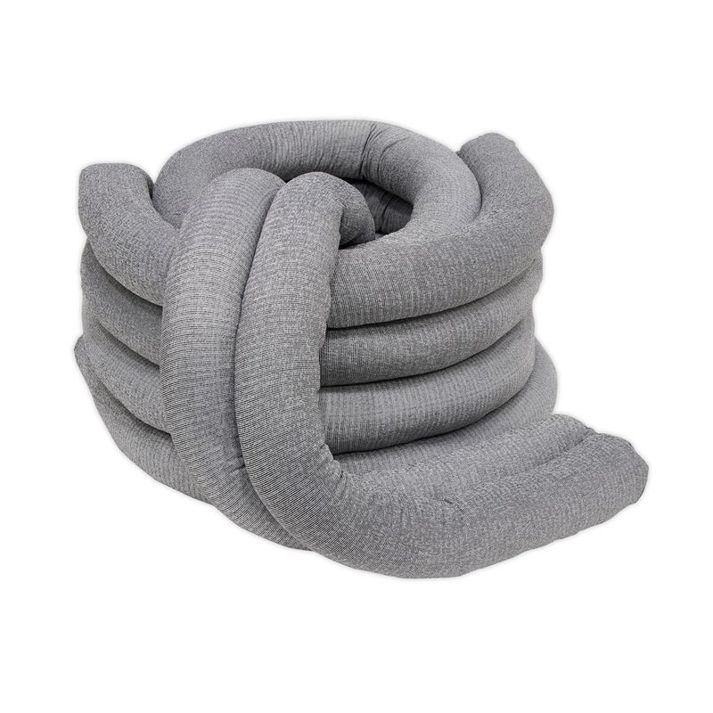 Sealey Spill Absorbent Sock 80mm x 1.2m Pack of 10