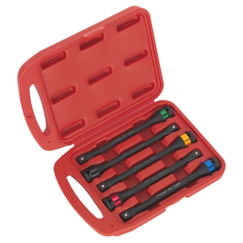 Sealey Torque Stick Set 5pc 1/2"Sq Drive