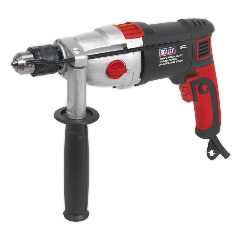 Sealey Hammer Drill 13mm 2 Mechanical/Variable Speed 1050W/230V