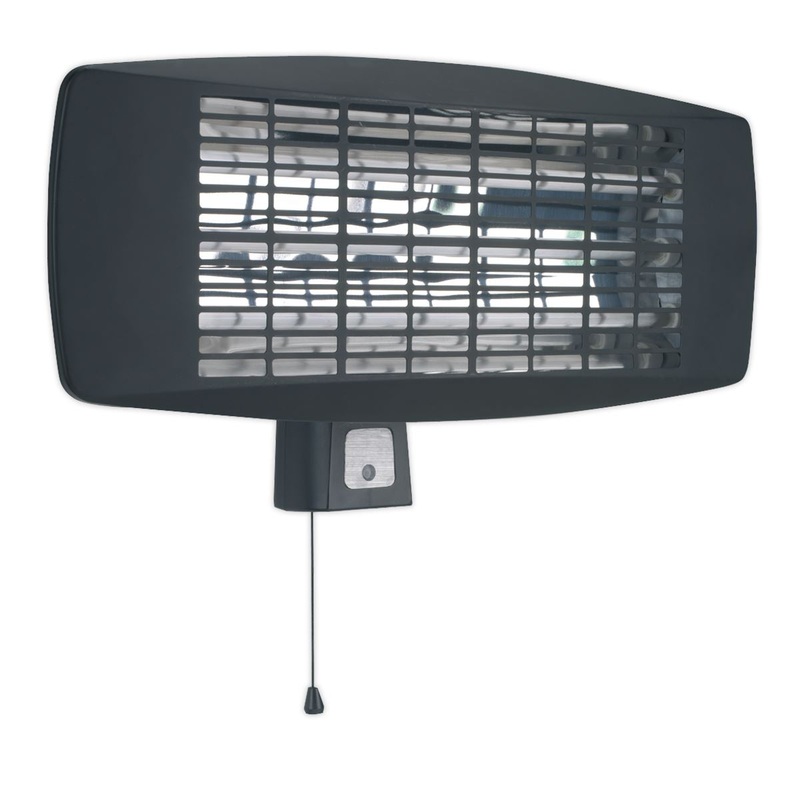 Sealey Infrared Quartz Heater - Wall Mounting 2000W/230V