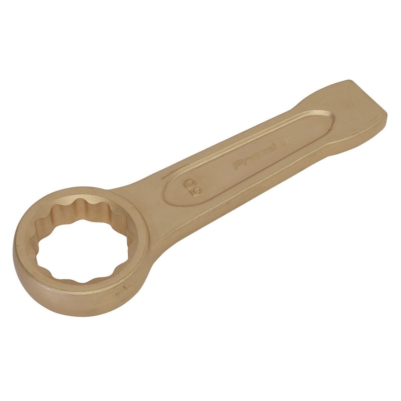 Sealey Premier Slogging Spanner Ring End 50mm - Non-Sparking