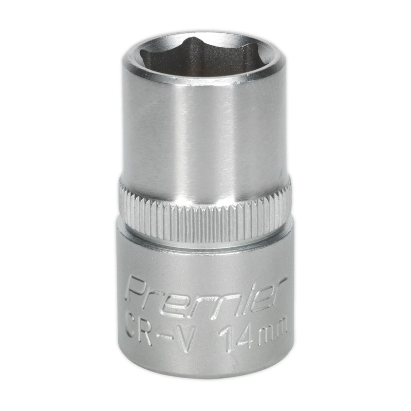 Sealey Premier WallDrive Socket 14mm 1/2"Sq Drive